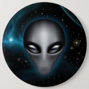 Roswell Alien II (Button) 6 Cm Round Badge