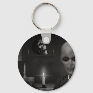 roswell alien key ring