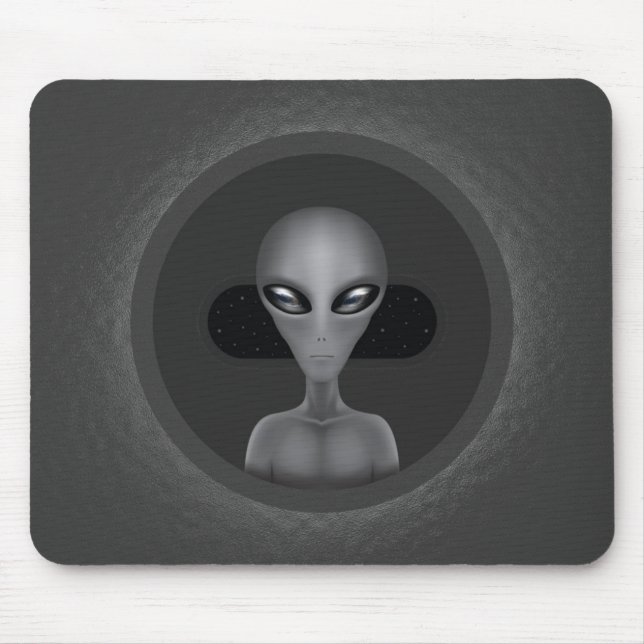 Roswell Alien (Mousepad) Mouse Mat (Front)