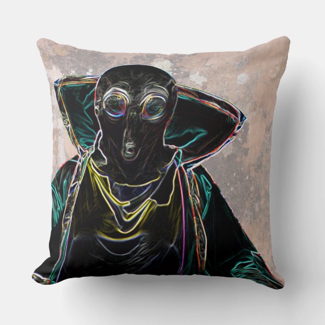 Roswell Aliens Cushion (Front)