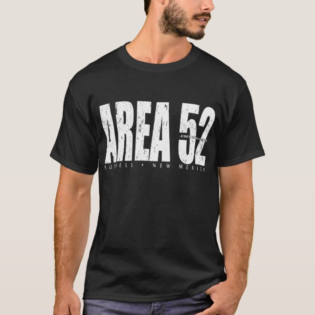 Roswell - Area 52 T-Shirt (Front)