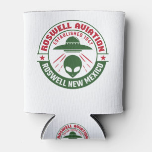 Roswell Aviation Established 1947 Can Cooler