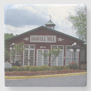 Roswell Mill, Roswell Georgia, Roswell Mill  Stone Coaster