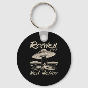 Roswell New Mexico 1947 Alien Abduction Ufo Crash  Key Ring