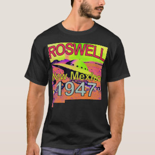 Roswell New Mexico 1947  s Trippy Psychedelic Tie  T-Shirt