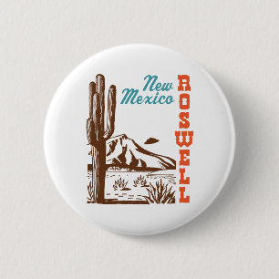 Roswell New Mexico 6 Cm Round Badge