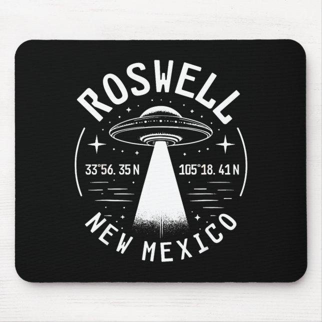 Roswell New Mexico Alien Ufo Area 51  Mouse Mat (Front)