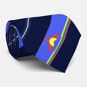 Roswell (New Mexico) city flag Neck Tie