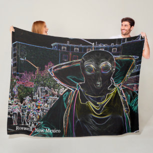 Roswell, New Mexico Fleece Blanket