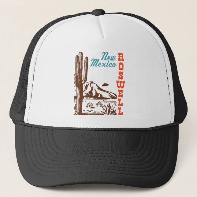 Roswell New Mexico Trucker Hat (Front)