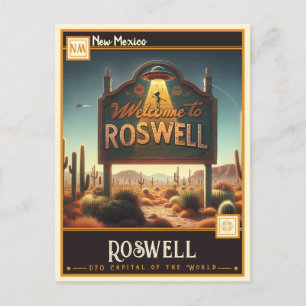 Roswell, New Mexico   Vintage Postcard