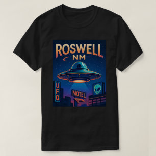Roswell NM Retro UFO Alien - Mens/Womens T-Shirt