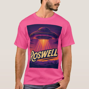"Roswell, NM" UFO Alien - Mens T-Shirt