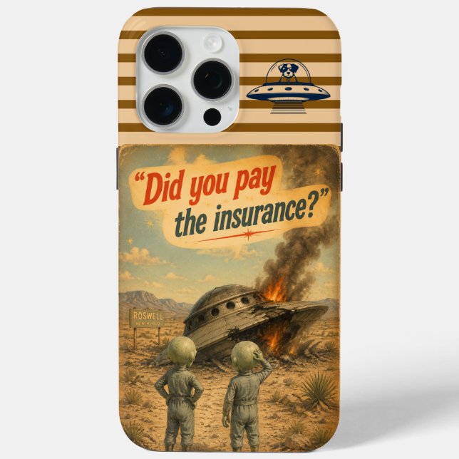 Roswell UFO Case-Mate iPhone Case (Back)
