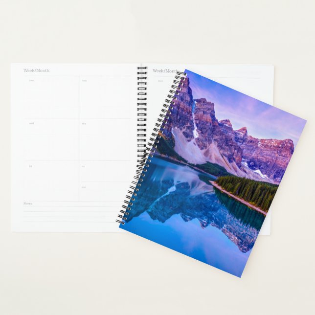 Rosy Clouds Before Sunrise at Moraine Lake Planner (Display)