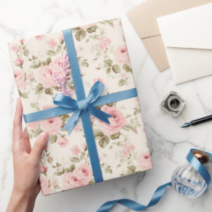 Rosy Garden Joy Wrapping Paper