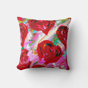 Rosy Hearts Cushion