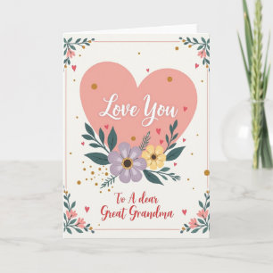 Rosy Love You Mothers Day Card
