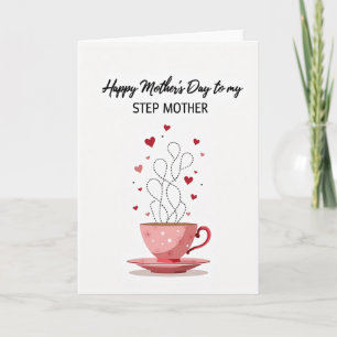 Rosy Mothers Day Teacup Card