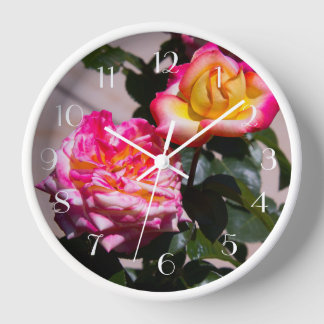 Rosy Outlook Clock