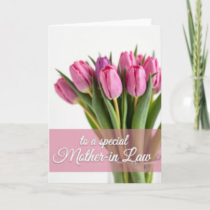 Rosy Pink Blossom Mothers Day Card