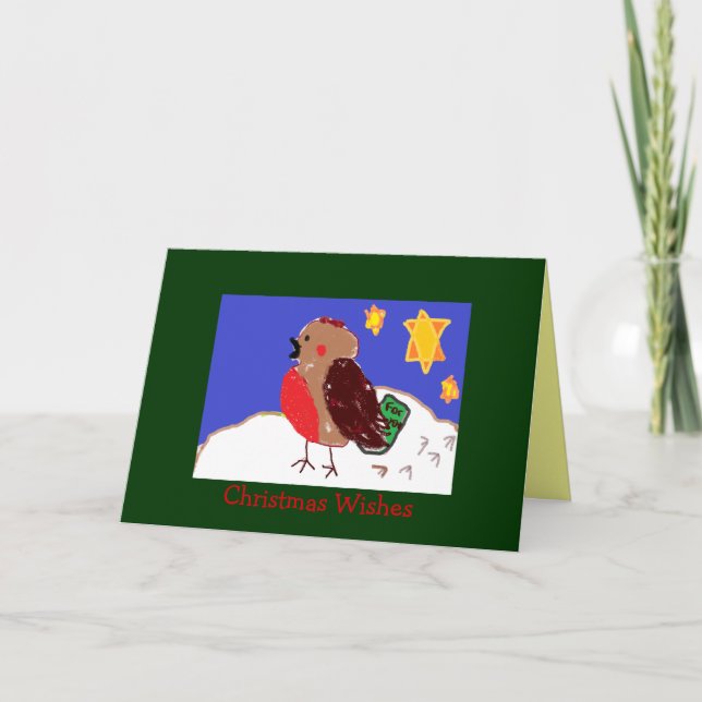 Rosy Robin Christmas Cards (Front)
