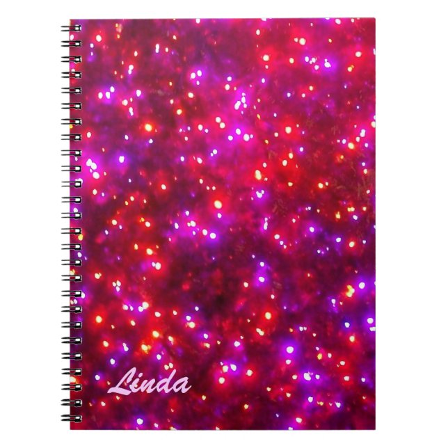 'Rosy Sparkle' Notebook/Journal Notebook (Front)