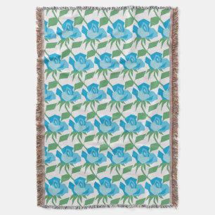 Rosy Whimsy Throw Blanket