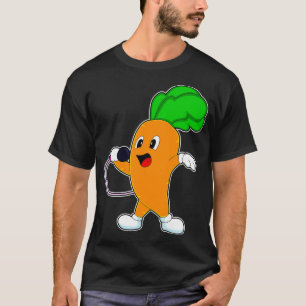 rot Singer Microphone Music T-Shirt
