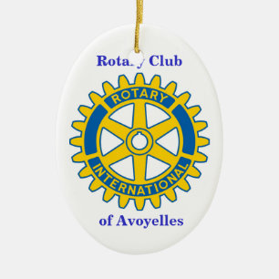 Rotary Club, of Avoyelles Ceramic Tree Decoration