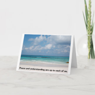 Rotary Club Peace and Understanding Christmas Card