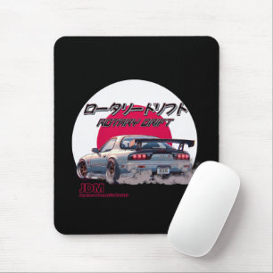 Rotary Drift RX-7 - Japanese Street Legend Mouse Mat