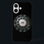 Rotary Phone Dial iPhone 16 Case<br><div class="desc">Photograph of a black rotary phone dial. Copyright 2014 by Margaret E. Cmelik.</div>