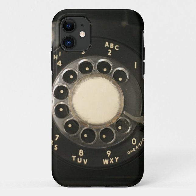 Rotary Phone Iphone Case (Back)