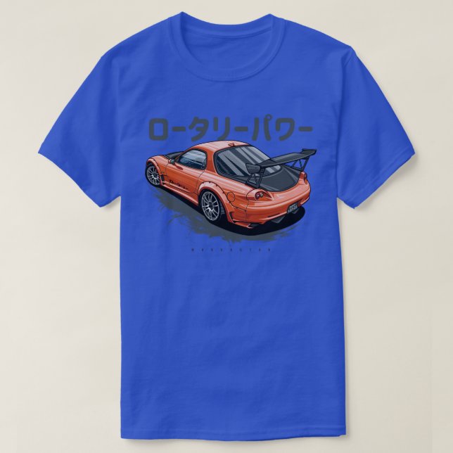 Rotary Power Rx7 2 T-Shirt (Design Front)
