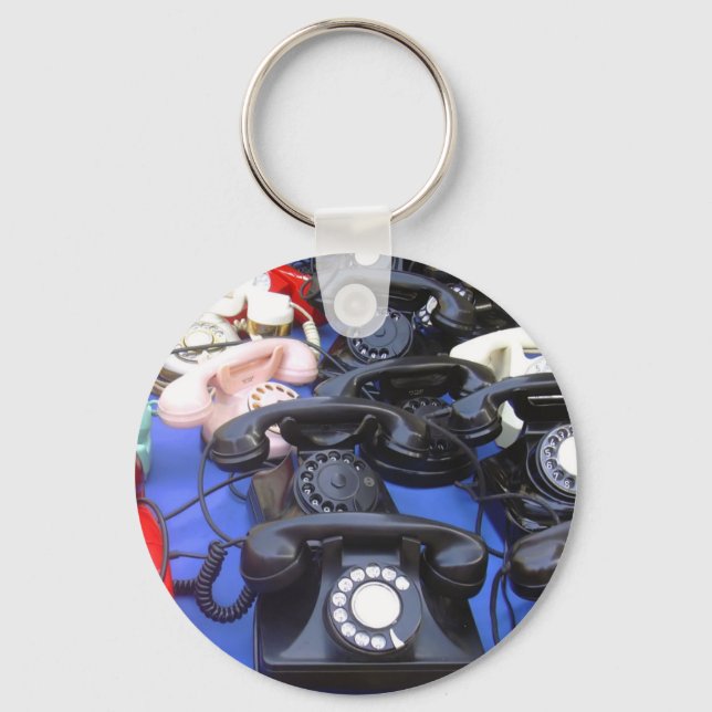 Rotary Telephone Key Ring (Front)