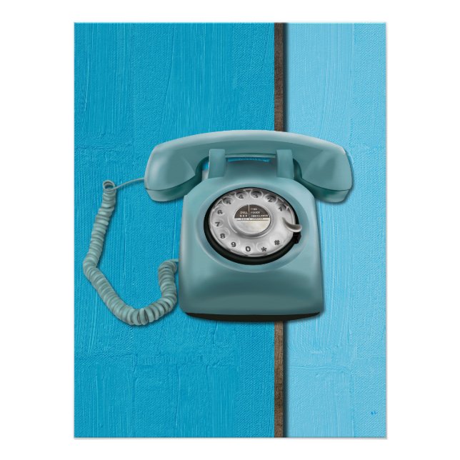 Rotary Telephone Poster (Front)