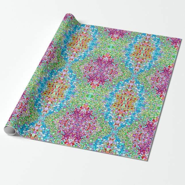 Rotas Multicolor Wrapping Wrapping Paper (Unrolled)