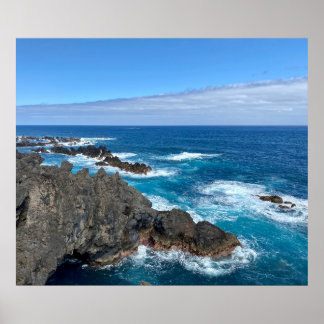 Rotating in the sea poster