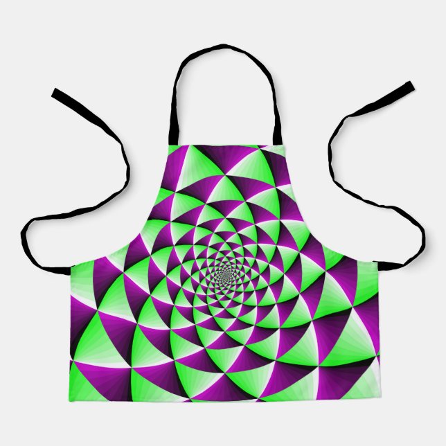 Rotating optical illusion effect apron (Front)