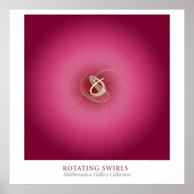 Rotating Swirls Poster (Front)