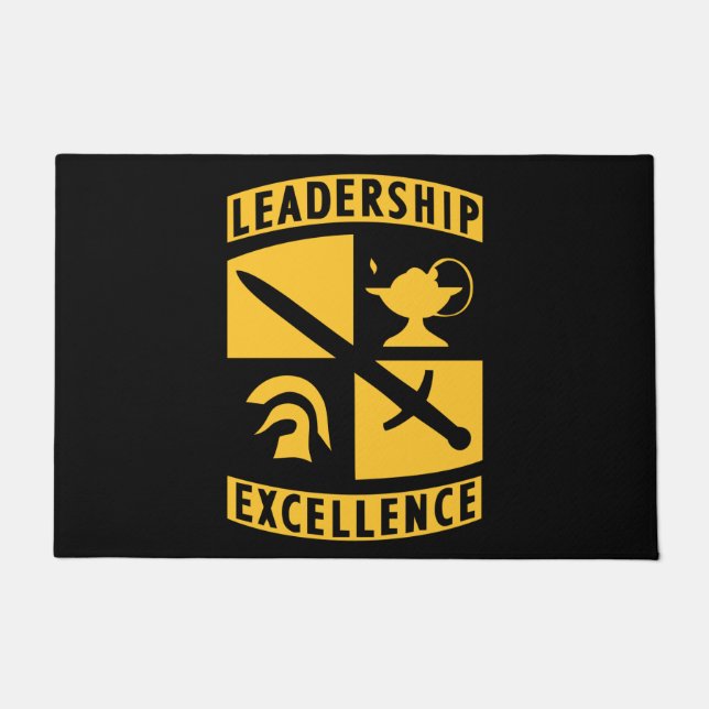 ROTC Reserve Officer Training Corps Military Doormat (Front)