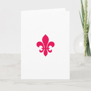 "Rote Lilie" Geburtstagskarte Card