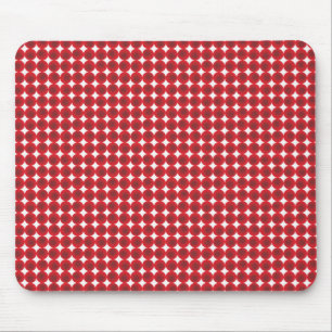 Rote Punkte und Kreise Mouse Mat