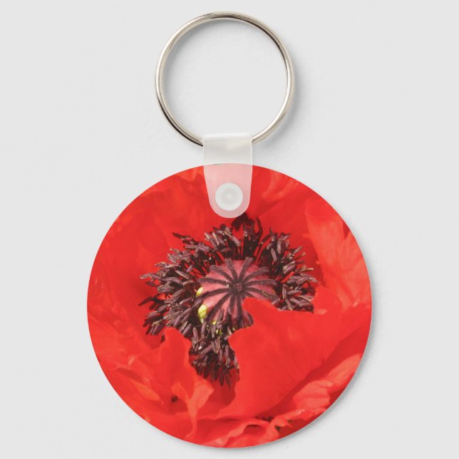 Roter Mohn Key Ring (Front)