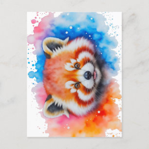 Roter Panda cute Postcard