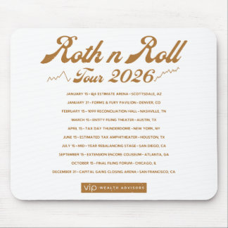 Roth n Roll World Concert Tour Mouse Pad