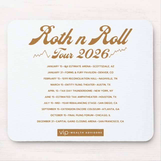 Roth n Roll World Concert Tour Mouse Pad (Front)