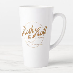 Roth n Roll World Tour Shirt – Finance Humor Latte Mug