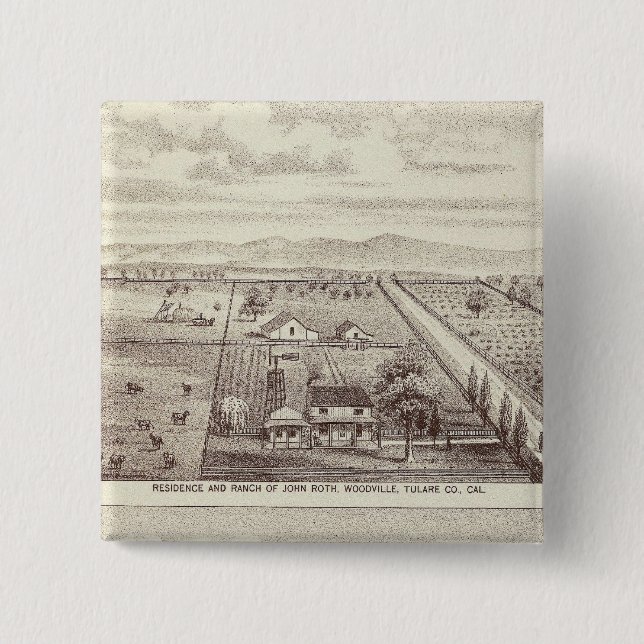 Roth, Scruggs ranches 15 Cm Square Badge (Front)